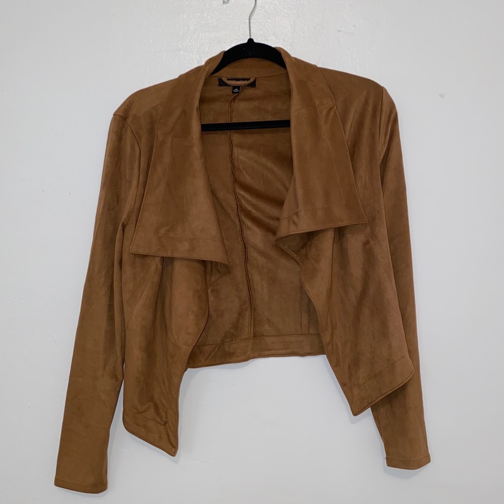 Romeo + Juliet Couture Camel Faux Suede Jacket